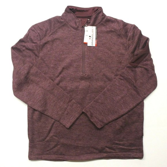 Grand Slam Other - Grand Slam 1/4 Zip Golf Fleece Pullover - Fig - M
